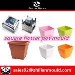 square flower pot mould